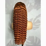 13x4 color 350 Deep Wave Hair Lace Wig