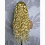13x4 color 613 Curly Hair Lace Wig