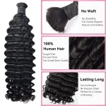 Bulk Hair Deep Wave Natural Black - Image 3