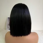 5x5 Transparent Lace Bob Straight Hair - Image 4
