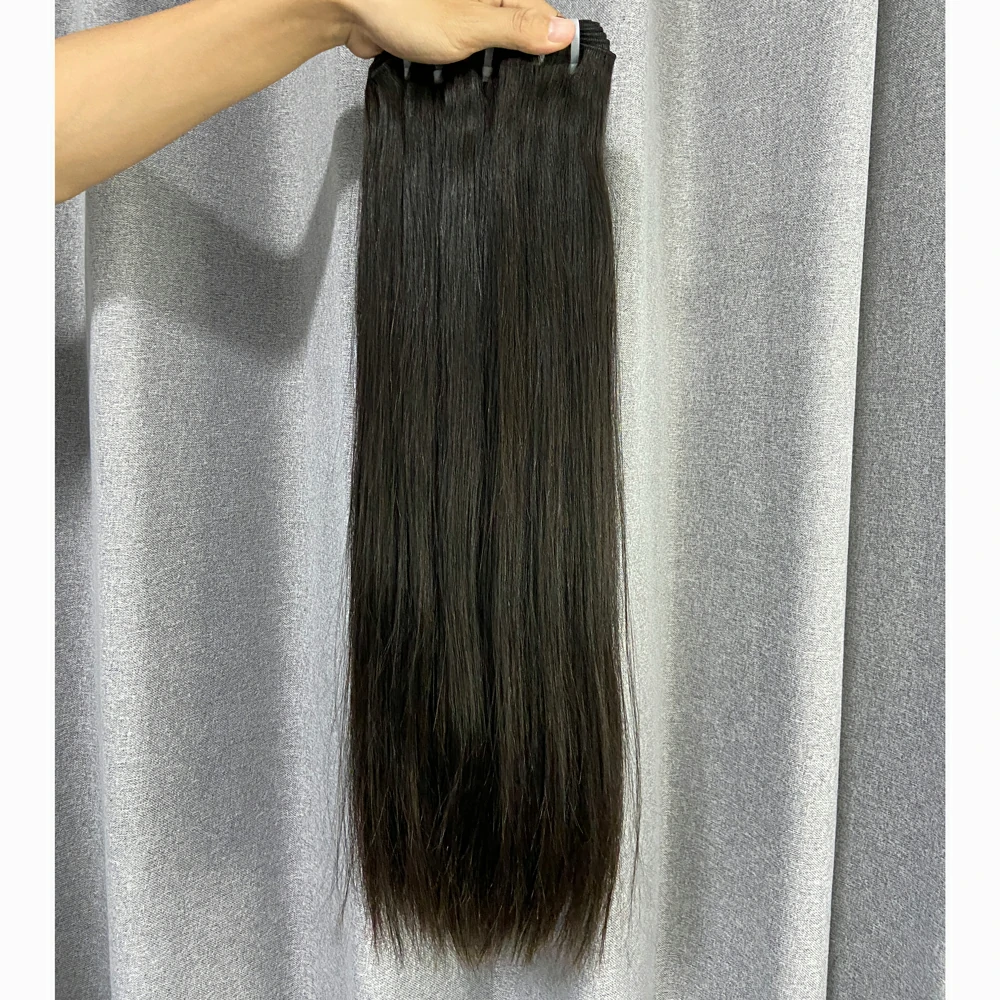 Straight Chinese Raw Hair Straight Hair Bundles - Image 1