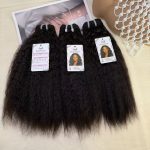 Mink Virgin Hair Kinky Straight Hair Bundles - Image 2
