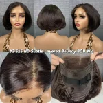 5x5 HD Subtle Layered Bouncy Bob Wig - Image 2