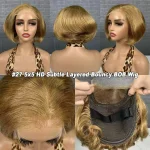 5x5 HD Subtle Layered Bouncy Bob Wig