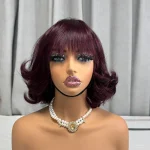 Popular Bang Short Lace Wig