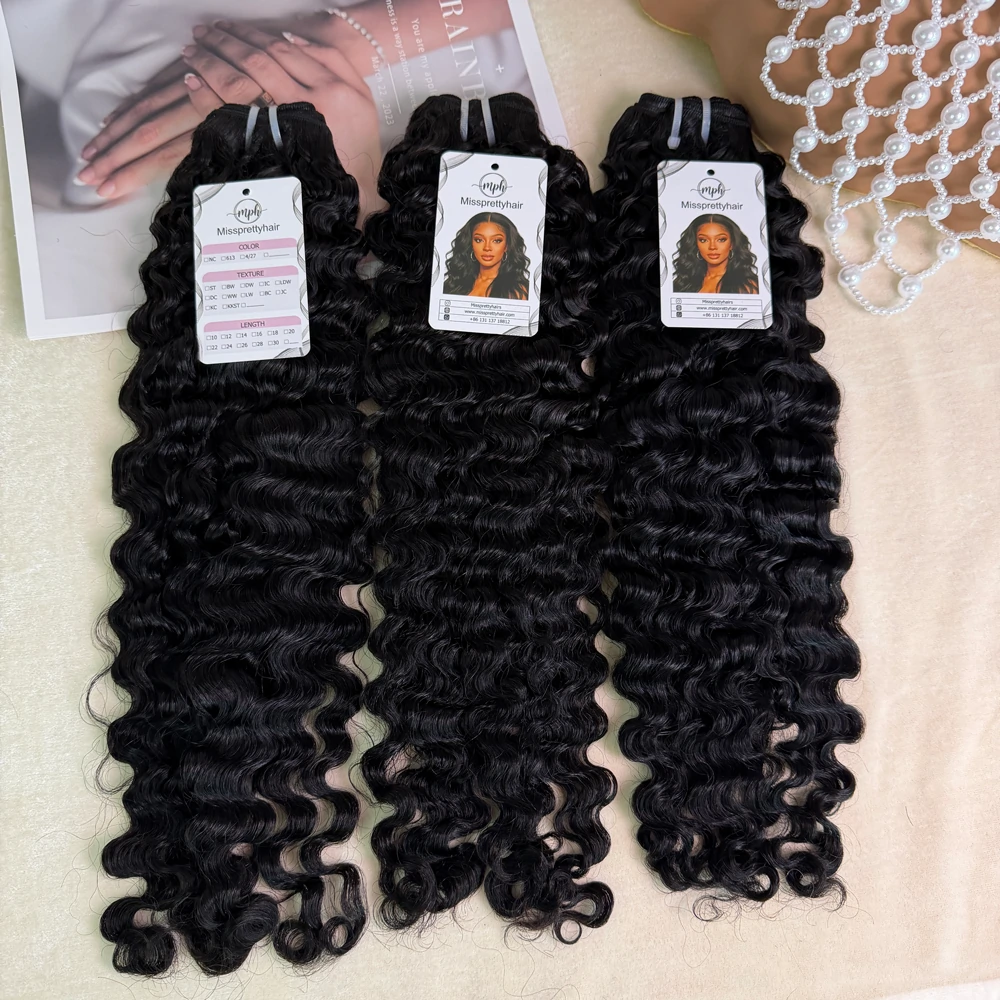 Hair bundle burmese curly hair2 Mink Virgin Burmese Curly Hair Bundles - Image 1