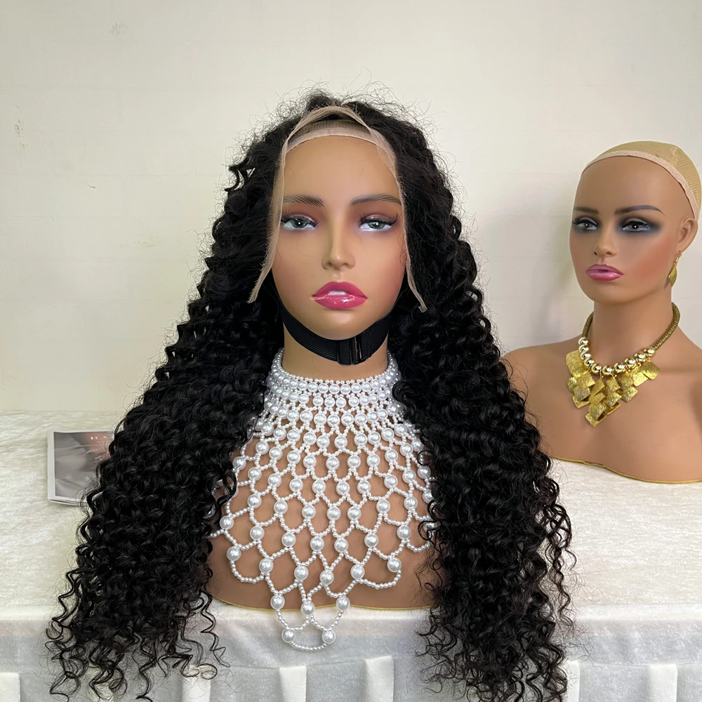 Mink hair HD lace wig deep wave Mink Hair 200% Density HD Lace Wig Deep Wave - Image 1