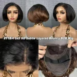 5x5 HD Subtle Layered Bouncy Bob Wig - Image 4