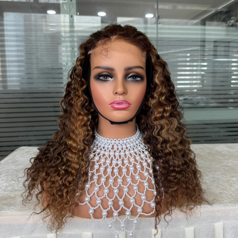 Color 4-27 5x5 HD lace wig Color 4/27 Burmese Curly Hair 5x5 HD Lace Wig - Image 1