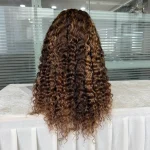 Color 4/27 Burmese Curly Hair 5x5 HD Lace Wig - Image 2