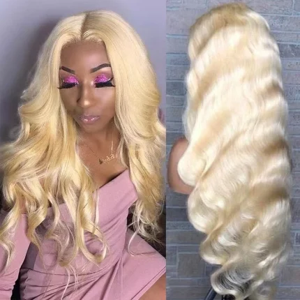 200% Blonde Hair HD Lace Wig Body Wave Hair